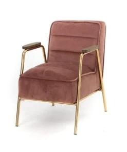 Amadeus Les Petits Fauteuil Enfant En Velours Rose