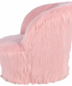 ReCollection Fauteuil Enfant Fourrure Rose 47x47x45cm -Maisons du Monde boutique fauteuil enfant fourrure rose 47x47x45cm 4