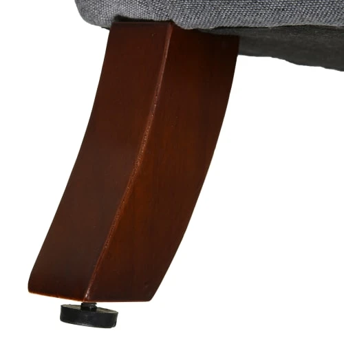 HOMCOM Fauteuil Enfant Oreilles Grand Confort Accoudoirs Assise Lin Gris 7 HOMCOM Fauteuil Enfant Oreilles Grand Confort Accoudoirs Assise Lin Gris – Image 5