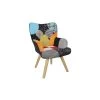 Altobuy Fauteuil Enfant Scandinave Motif Patchwork -Maisons du Monde boutique fauteuil enfant scandinave motif patchwork