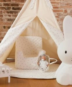 Wookids Fauteuil Enfant STARS Blanc -Maisons du Monde boutique fauteuil enfant stars blanc 2