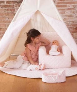 Wookids Fauteuil Enfant STARS Rose -Maisons du Monde boutique fauteuil enfant stars rose 3