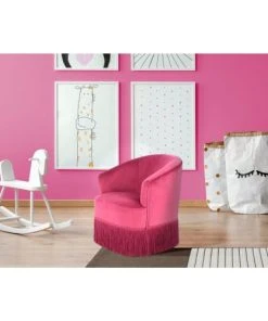 ReCollection Fauteuil Enfant Velours Rouge 42x48x50cm 9 ReCollection Fauteuil Enfant Velours Rouge 42x48x50cm -Maisons du Monde boutique fauteuil enfant velours rouge 42x48x50cm 1