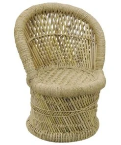 Aubry Gaspard Fauteuil Et Tabouret Pour Enfant En Roseau (lot De 2) -Maisons du Monde boutique fauteuil et tabouret pour enfant en roseau lot de 2 2