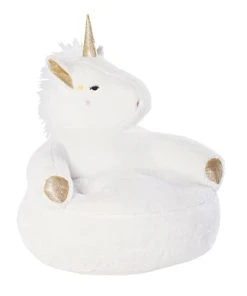 Maisons Du Monde Fauteuil Licorne Blanc Rose Et Doré