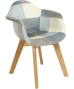 The Home Deco Kids Fauteuil Patchwork Pour Enfants Léonie Rose -Maisons du Monde boutique fauteuil patchwork pour enfants leonie bleu