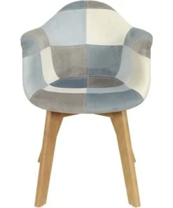 The Home Deco Kids Fauteuil Patchwork Pour Enfants Léonie Bleu -Maisons du Monde boutique fauteuil patchwork pour enfants leonie bleu 3