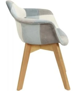 The Home Deco Kids Fauteuil Patchwork Pour Enfants Léonie Bleu -Maisons du Monde boutique fauteuil patchwork pour enfants leonie bleu 4