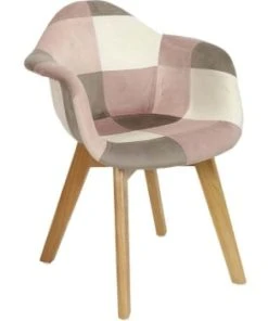 The Home Deco Kids Fauteuil Patchwork Pour Enfants Léonie Rose -Maisons du Monde boutique fauteuil patchwork pour enfants leonie rose 4