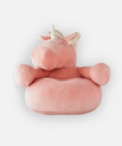 Noukie's Fauteuil Peluche Licorne En Velours Rose -Maisons du Monde boutique fauteuil peluche licorne en velours rose 2