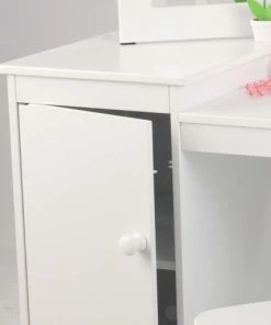 KidKraft Grande Coiffeuse Effet Bois Blanc -Maisons du Monde boutique grande coiffeuse effet bois blanc 3