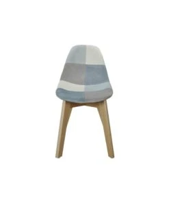 Altobuy Lot De 2 Chaises Enfant Bleues Motif Patchwork -Maisons du Monde boutique lot de 2 chaises enfant bleues motif patchwork 2