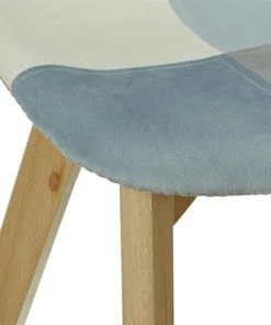 Altobuy Lot De 2 Chaises Enfant Bleues Motif Patchwork -Maisons du Monde boutique lot de 2 chaises enfant bleues motif patchwork 5