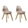 Altobuy Lot De 2 Chaises Enfant Roses Motif Patchwork -Maisons du Monde boutique lot de 2 chaises enfant roses motif patchwork
