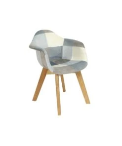 Altobuy Lot De 2 Fauteuils Enfant Bleus Motif Patchwork -Maisons du Monde boutique lot de 2 fauteuils enfant bleus motif patchwork 1