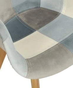 Altobuy Lot De 2 Fauteuils Enfant Bleus Motif Patchwork -Maisons du Monde boutique lot de 2 fauteuils enfant bleus motif patchwork 5