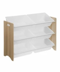 Alice's Garden Meuble De Rangement Bois Pour Enfant Avec 6 Casiers