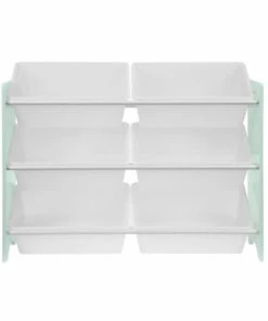 Alice's Garden Meuble De Rangement Vert Céladon Pour Enfant Avec 6 Casiers -Maisons du Monde boutique meuble de rangement vert celadon pour enfant avec 6 casiers 3