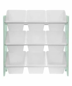 Alice's Garden Meuble Rangement Jouet Vert Céladon 9 Casiers 11 Alice's Garden Meuble Rangement Jouet Vert Céladon 9 Casiers -Maisons du Monde boutique meuble rangement jouet vert celadon 9 casiers 3