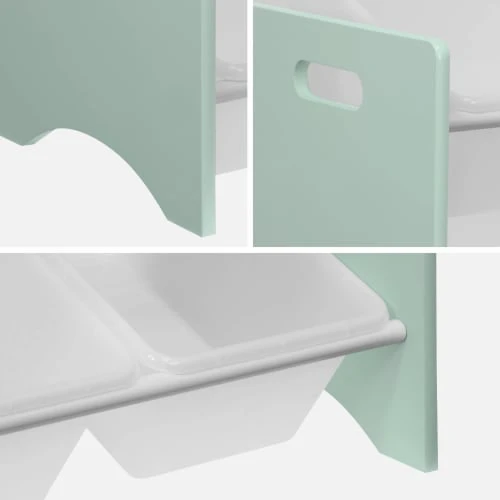 Alice's Garden Meuble Rangement Jouet Vert Céladon 9 Casiers 7 Alice's Garden Meuble Rangement Jouet Vert Céladon 9 Casiers – Image 5