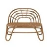 OYOY Living Design Mini Banc Marron 100% Rotin H52xL64,5x28cm