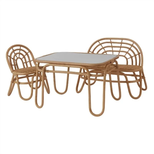 OYOY Living Design Mini Banc Marron 100% Rotin H52xL64,5x28cm 7 OYOY Living Design Mini Banc Marron 100% Rotin H52xL64,5x28cm - Image 5