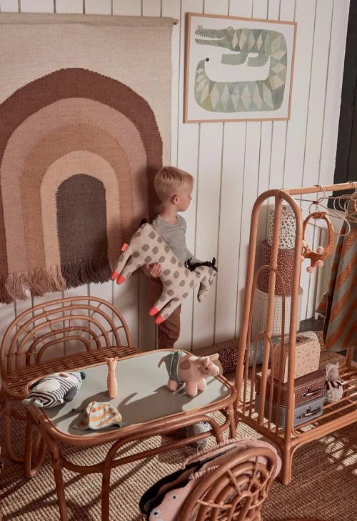 OYOY Living Design Mini Banc Marron 100% Rotin H52xL64,5x28cm 8 OYOY Living Design Mini Banc Marron 100% Rotin H52xL64,5x28cm - Image 6