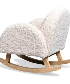 Mathi Design Mini Fauteuil à Bascule Blanc -Maisons du Monde boutique mini fauteuil a bascule blanc 2