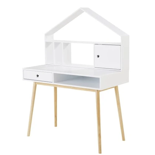 Maisons Du Monde Module De Rangement Pour Bureau 1 Porte Blanc 6 Maisons Du Monde Module De Rangement Pour Bureau 1 Porte Blanc - Image 4