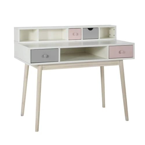 Maisons Du Monde Module De Rangement Pour Bureau 2 Tiroirs Rose Et Gris 6 Maisons Du Monde Module De Rangement Pour Bureau 2 Tiroirs Rose Et Gris - Image 4