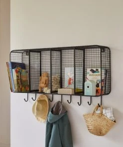 Tikamoon Patère Rectangulaire Enfant En Métal 10 Tikamoon Patère Rectangulaire Enfant En Métal -Maisons du Monde boutique patere rectangulaire enfant en metal 3