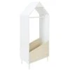 TOILINUX Penderie Cabane Semi-fermée Pour Chambre D'enfant Blanc 1 TOILINUX Penderie Cabane Semi-fermée Pour Chambre D'enfant Blanc -Maisons du Monde boutique penderie cabane semi fermee pour chambre d enfant blanc