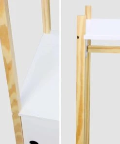 Alice's Garden Penderie Pour Enfant Avec Portes Coulissantes Naturel Blanc -Maisons du Monde boutique penderie pour enfant avec portes coulissantes naturel blanc 4