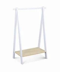 Alice's Garden Penderie Pour Enfant En Bois Massif En Pin Naturel Blanc