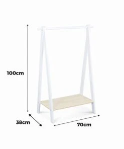 Alice's Garden Penderie Pour Enfant En Bois Massif En Pin Naturel Blanc -Maisons du Monde boutique penderie pour enfant en bois massif en pin naturel blanc 4