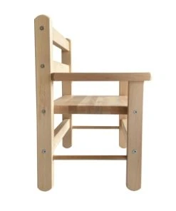 Combelle Petit Fauteuil Avec Accoudoirs Juliette Bois Naturel Vernis -Maisons du Monde boutique petit fauteuil avec accoudoirs juliette bois naturel vernis 2