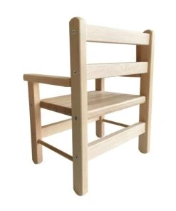 Combelle Petit Fauteuil Avec Accoudoirs Juliette Bois Naturel Vernis -Maisons du Monde boutique petit fauteuil avec accoudoirs juliette bois naturel vernis 4