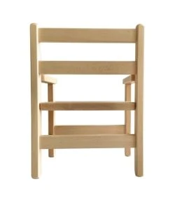 Combelle Petit Fauteuil Avec Accoudoirs Juliette Bois Naturel Vernis -Maisons du Monde boutique petit fauteuil avec accoudoirs juliette bois naturel vernis 5