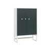 VOX Petite Armoire 2 Portes Blanc Gris