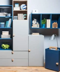 VOX Petite Bibliothèque Bleu 8 VOX Petite Bibliothèque Bleu -Maisons du Monde boutique petite bibliotheque bleu 1