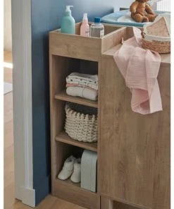 Galipette Petite Bibliothèque Effet Bois Marron 32x30x93 -Maisons du Monde boutique petite bibliotheque effet bois marron 32x30x93 1