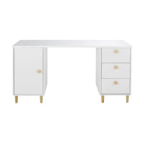 Maisons Du Monde Plateau Pour Bureau Blanc L150 8 Maisons Du Monde Plateau Pour Bureau Blanc L150 - Image 6