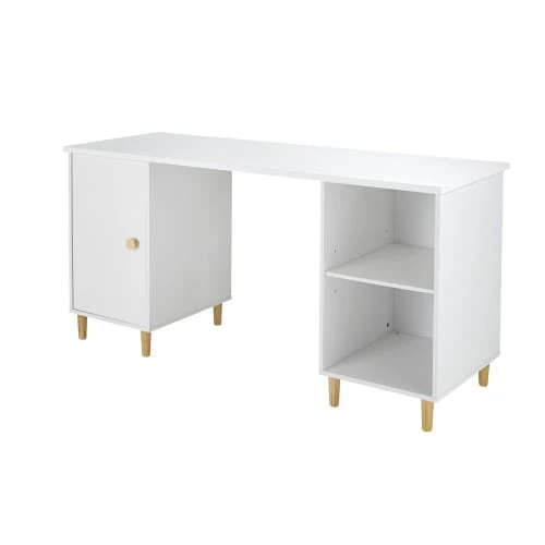 Maisons Du Monde Plateau Pour Bureau Blanc L150 5 Maisons Du Monde Plateau Pour Bureau Blanc L150 - Image 3