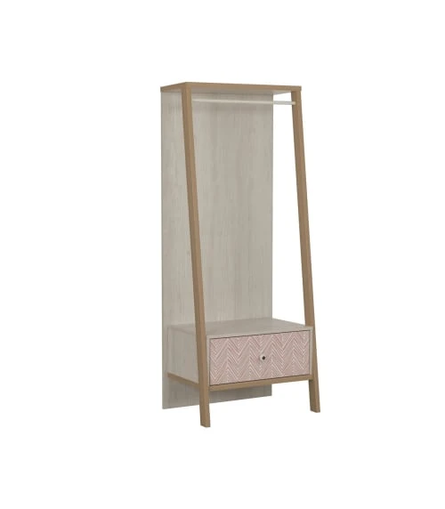 CALICOSY Portant 1 Tiroir Avec Fond - Marron 5 CALICOSY Portant 1 Tiroir Avec Fond - Marron - Image 3