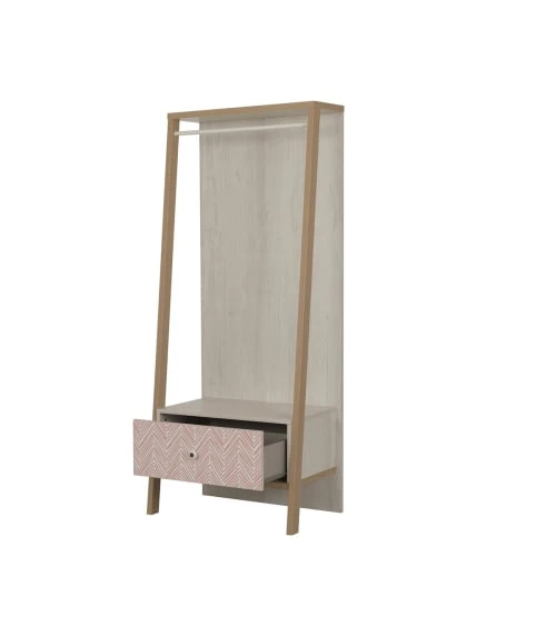 CALICOSY Portant 1 Tiroir Avec Fond - Marron 7 CALICOSY Portant 1 Tiroir Avec Fond - Marron - Image 5