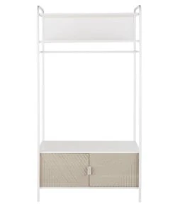 Maisons Du Monde Portant 2 Portes Blanc Et Beige