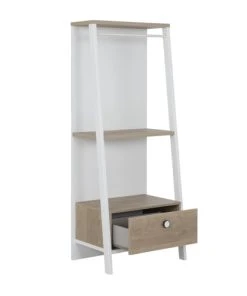 Galipette Portant Armoire 1 Tiroir Bébé Effet Bois Blanc -Maisons du Monde boutique portant armoire 1 tiroir bebe effet bois blanc 3