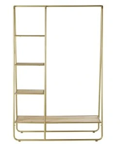 Maisons Du Monde Portant En Sapin Et Métal Coloris Laiton