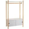 Wadiga Portant Vêtements En Bois + Placard Chambre Enfant - 80x40x136cm -Maisons du Monde boutique portant vetements en bois placard chambre enfant 80x40x136cm