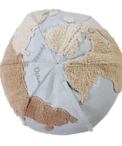 Lorena Canals Pouf Carte Du Monde Bleu Et Gris 9 Lorena Canals Pouf Carte Du Monde Bleu Et Gris -Maisons du Monde boutique pouf carte du monde bleu et gris 2
